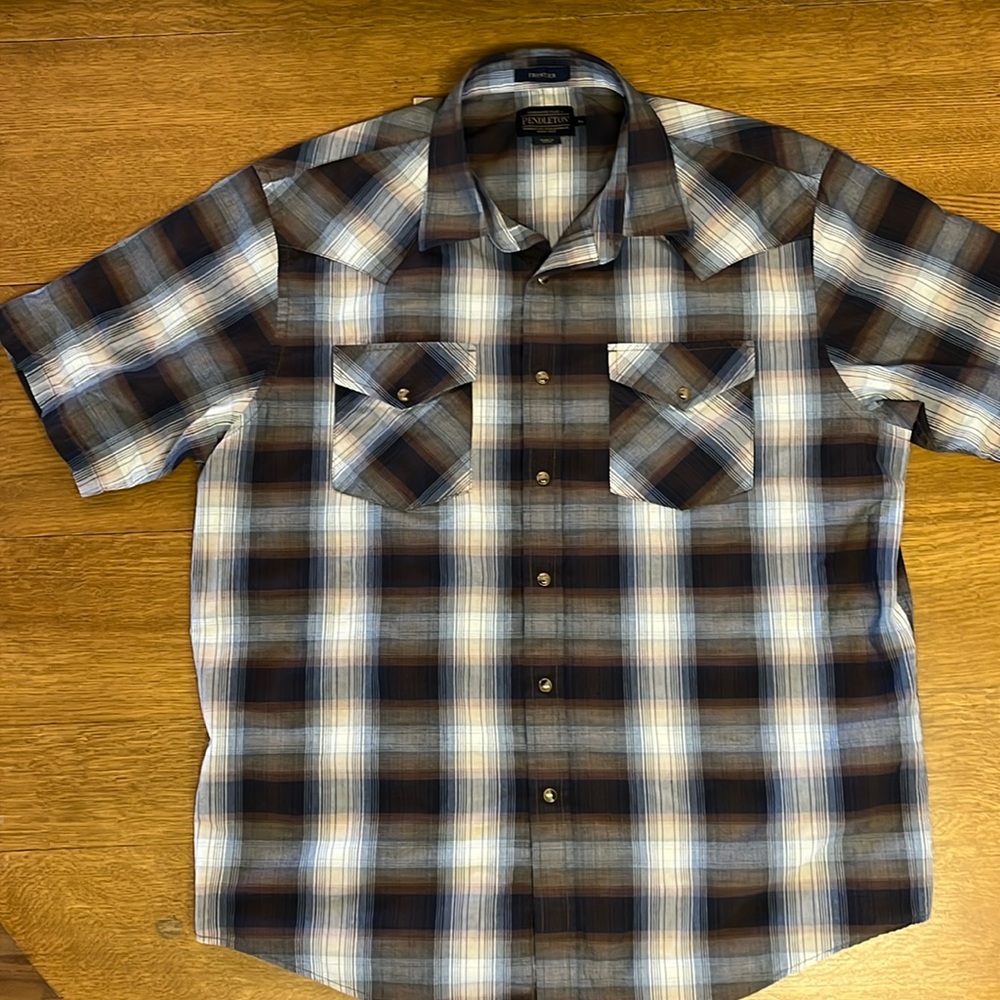 Pendleton short sleeve Frontier Shirt XL western style